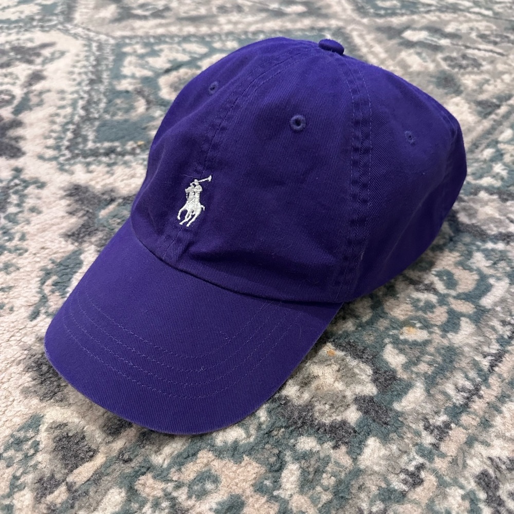 Purple Polo Ralph Lauren Cotton Hat